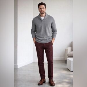 Michael Kors V-Neck Gray Sweater for Men